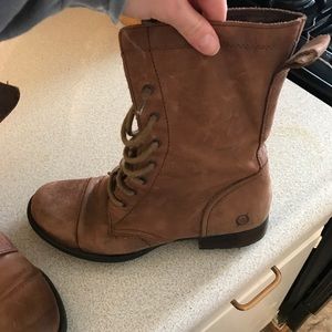 Born Brown Combat Boots!!
